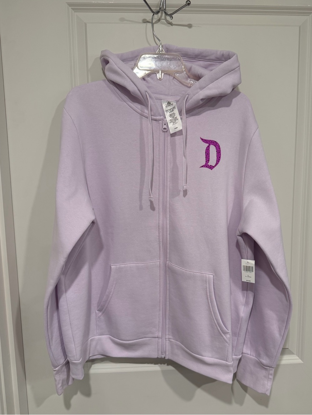 Disneyland Daisy Duck Bedazzled Zip Hoodie